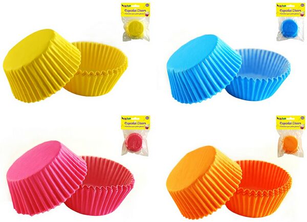 Cupcake Liners Vibrant1 pack of 4 designs - 4 bags