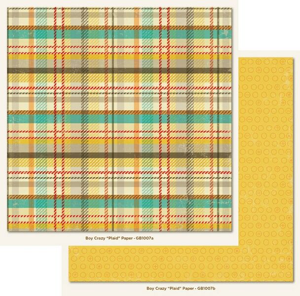 Boy Crazy Plaid Paper