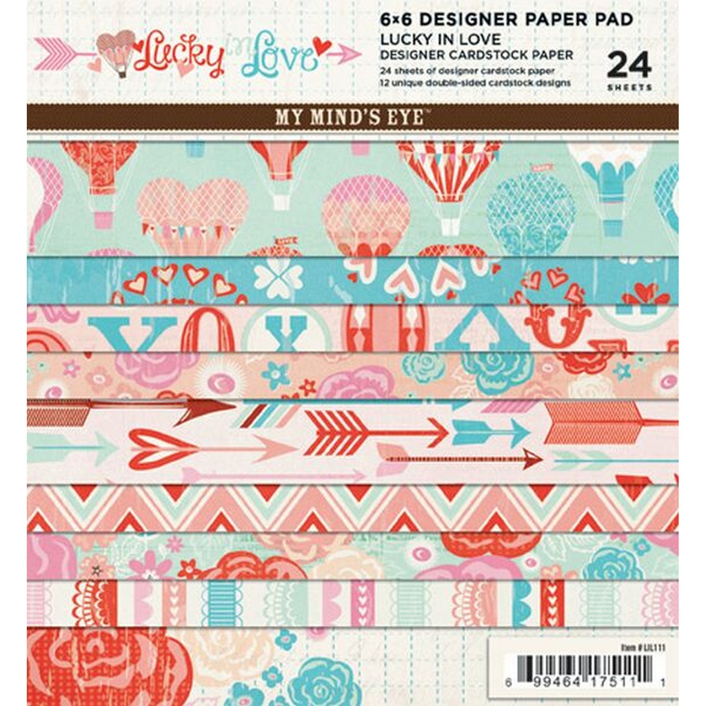 Lucky In Love 6x6 Paper Pad