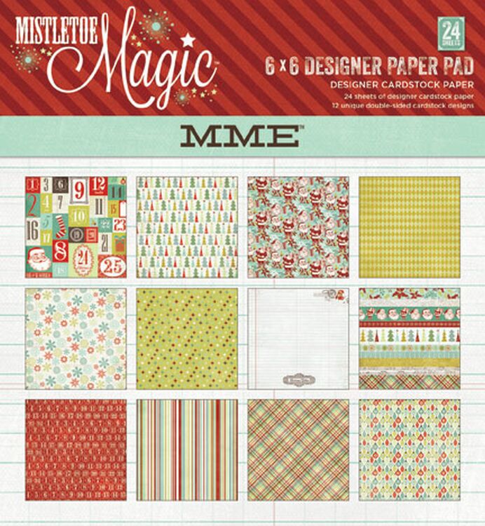 Mistletoe Magic 6x6 Paper Pad Sold in Singles