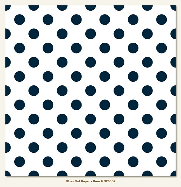 Blues Dot Paper