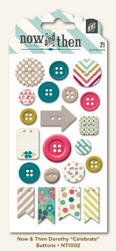 Celebrate Decorative Buttons Sold in Singles