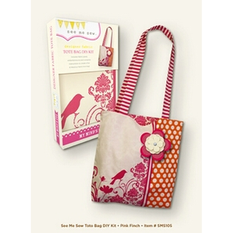 Tote Bag (Pink Finch)