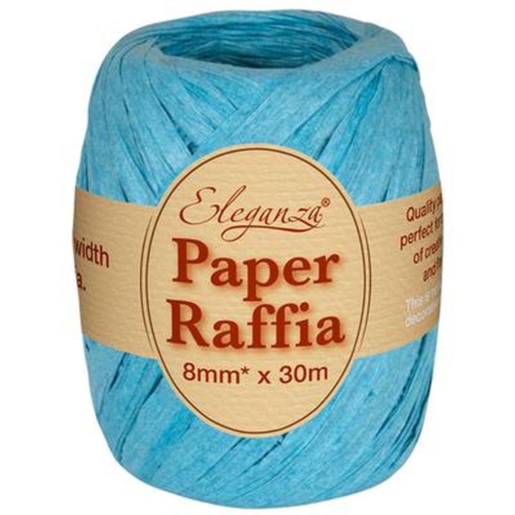 Paper Raffia No.55 Turquoise  - 8mm x 30m