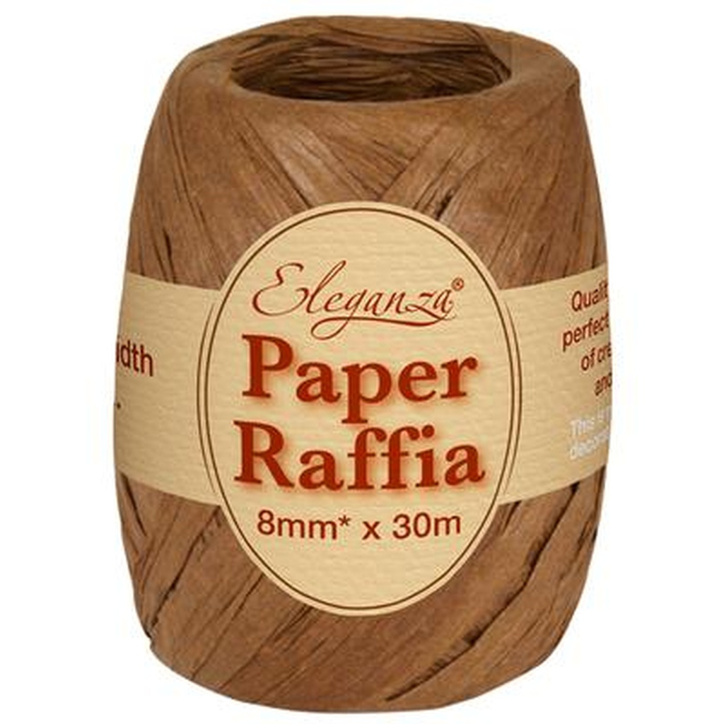 Paper Raffia No.58 Chocolate - 8mm x 30m