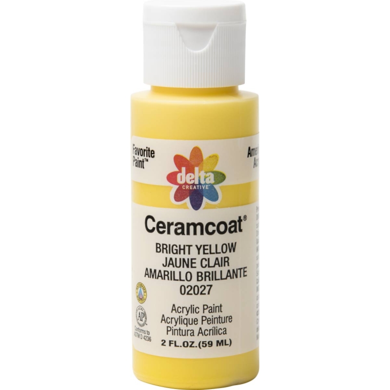 Bright Yellow Delta Ceramcoat 2oz