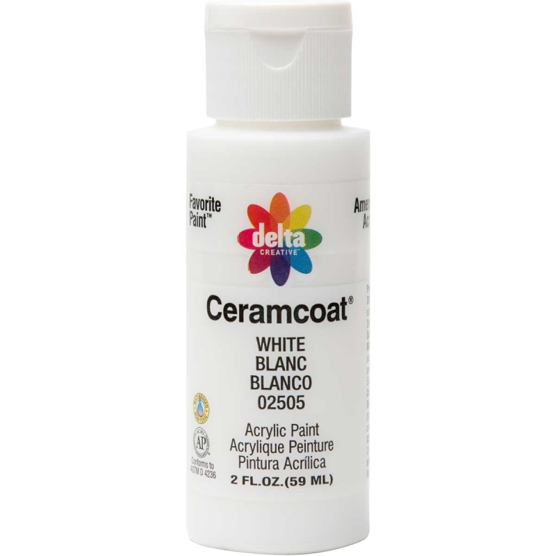 White Delta Ceramcoat 2oz