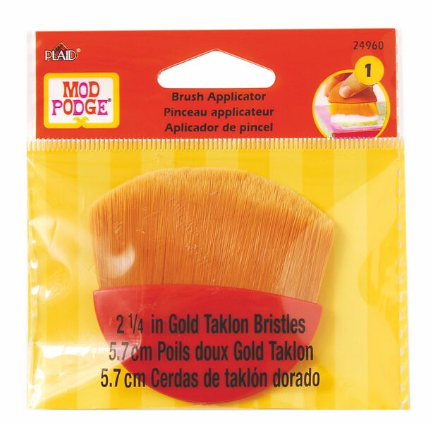 2 1/4" Gold Taklon Brush