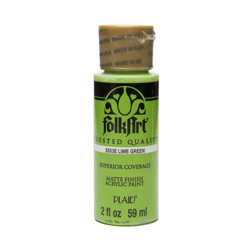 Lime Green Folkart 2oz