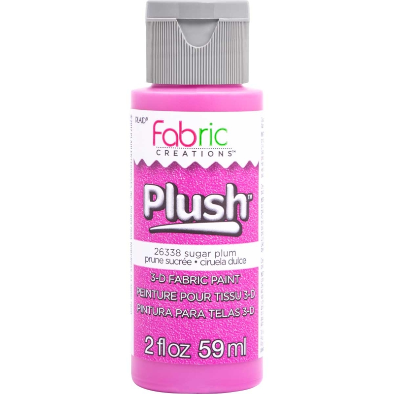 Sugar Plum Plush 3D Fabric Paint 2oz