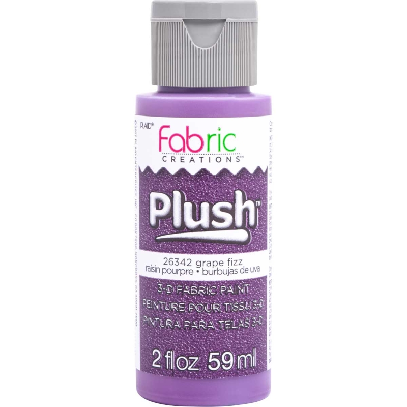 Grape Fizz Plush 3D Fabric Paint 2oz