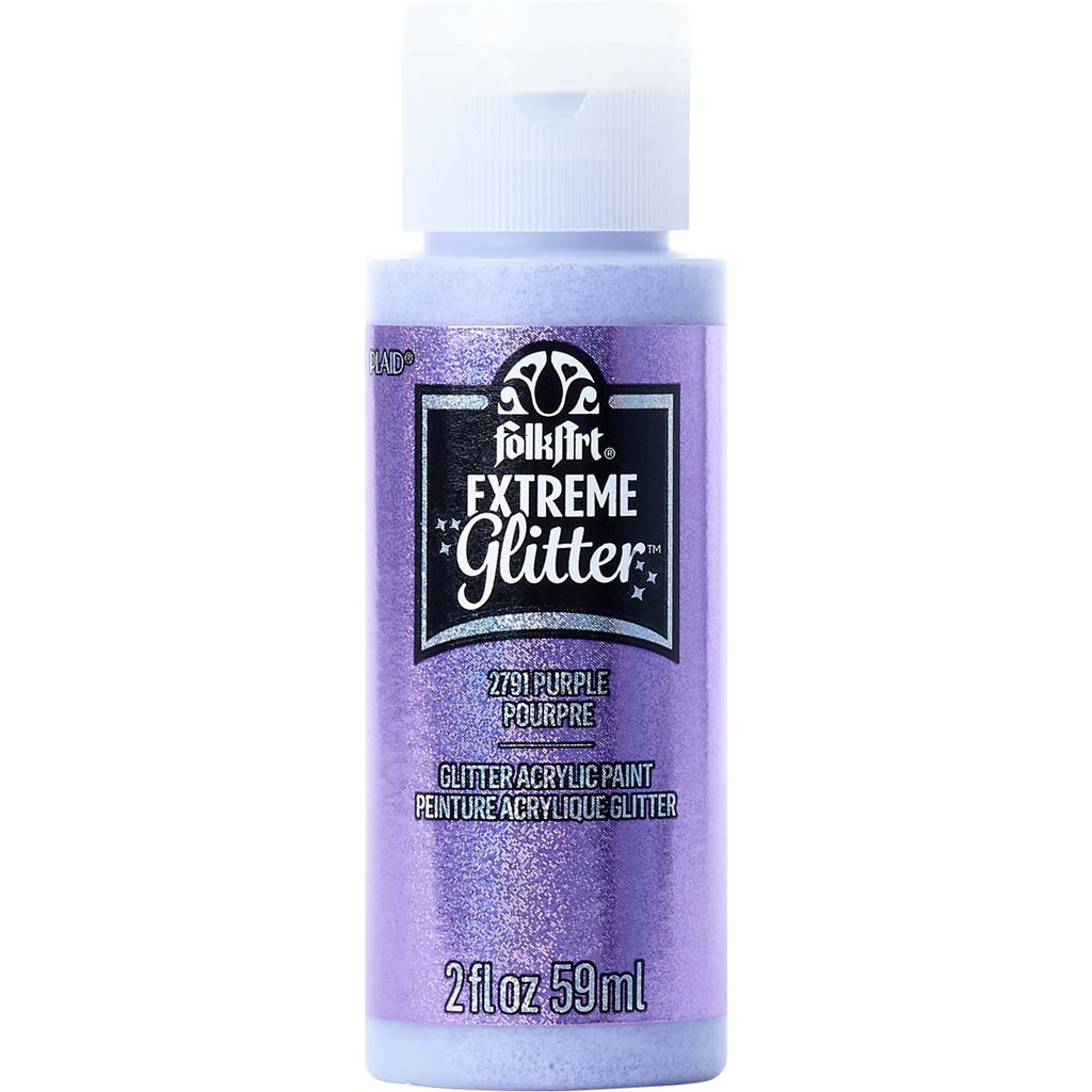 FA PURPLE Folkart Extreme Glitter 2oz