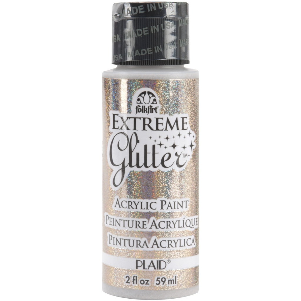 Champagne FolkArt Extreme Glitter 2oz