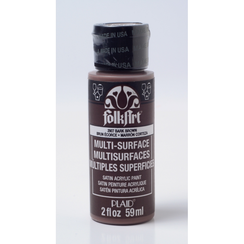 Bark Brown  Folkart Multi-Surface 2oz