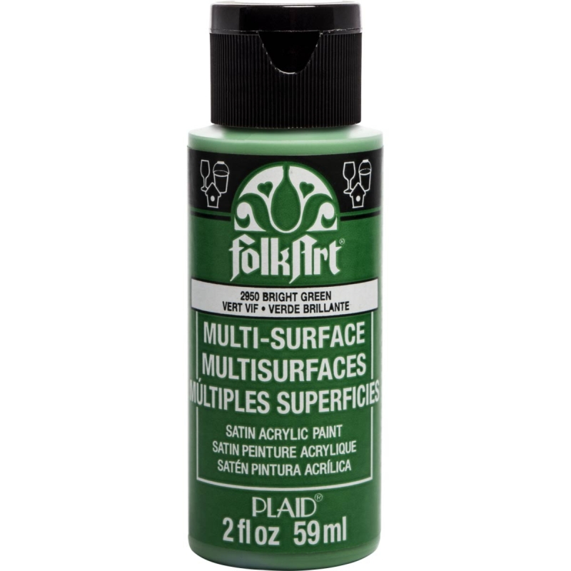 Bright Green  Folkart Multi-Surface 2oz