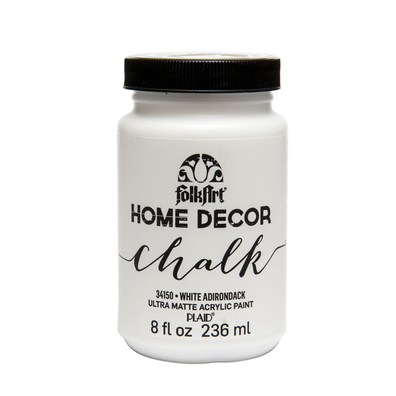 White Adirondack FolkArt Home Decor Chalk 8oz