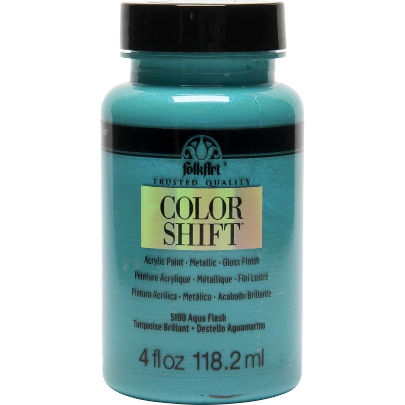 Aqua Flash FolkArt Colour Shift 4oz