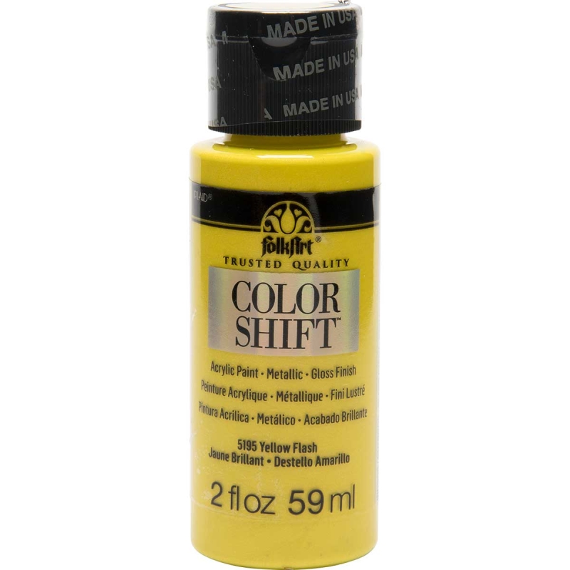 Yellow Flash FolkArt Colour Shift 2oz