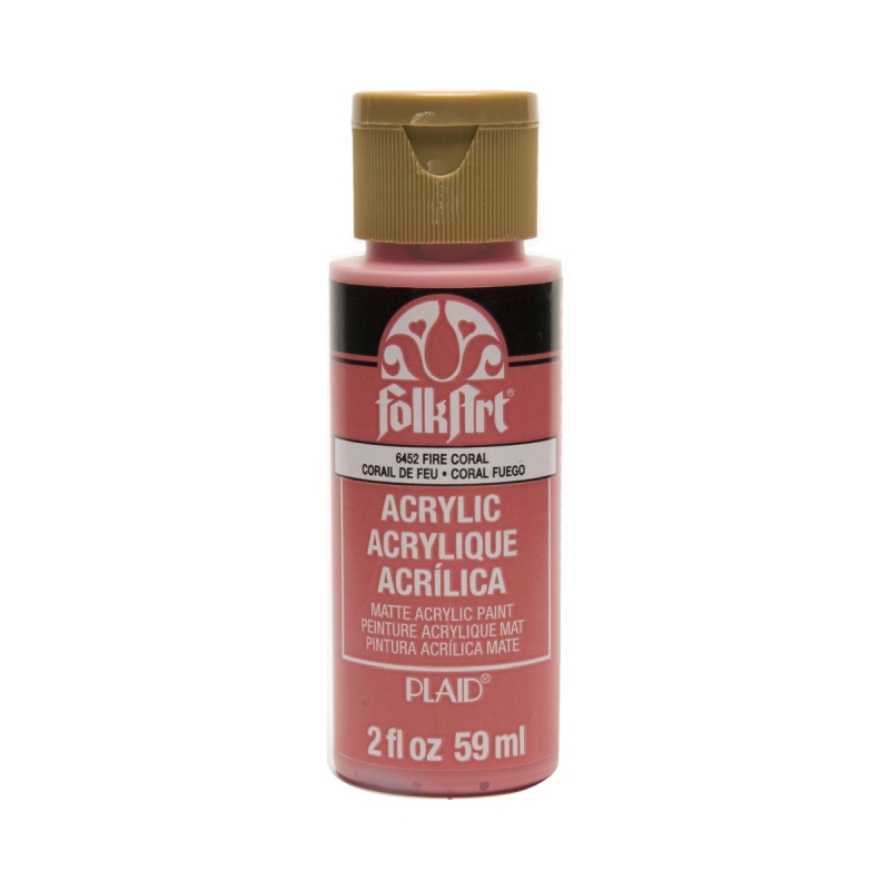 Fire Coral FolkArt 2oz