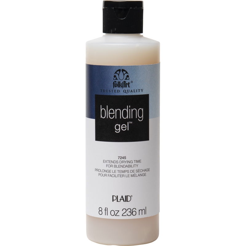 BLENDING GEL MEDIUM 8 Oz FOLKART MEDIUMS, VARNISHES, SEALERS