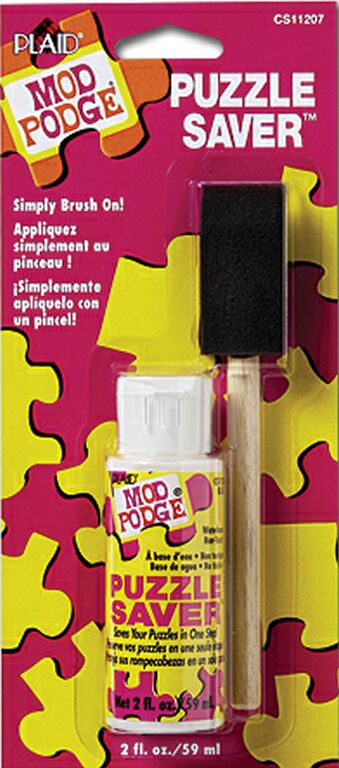 Mod Podge Puzzle Saver 2oz Carded with Sponge Applicator