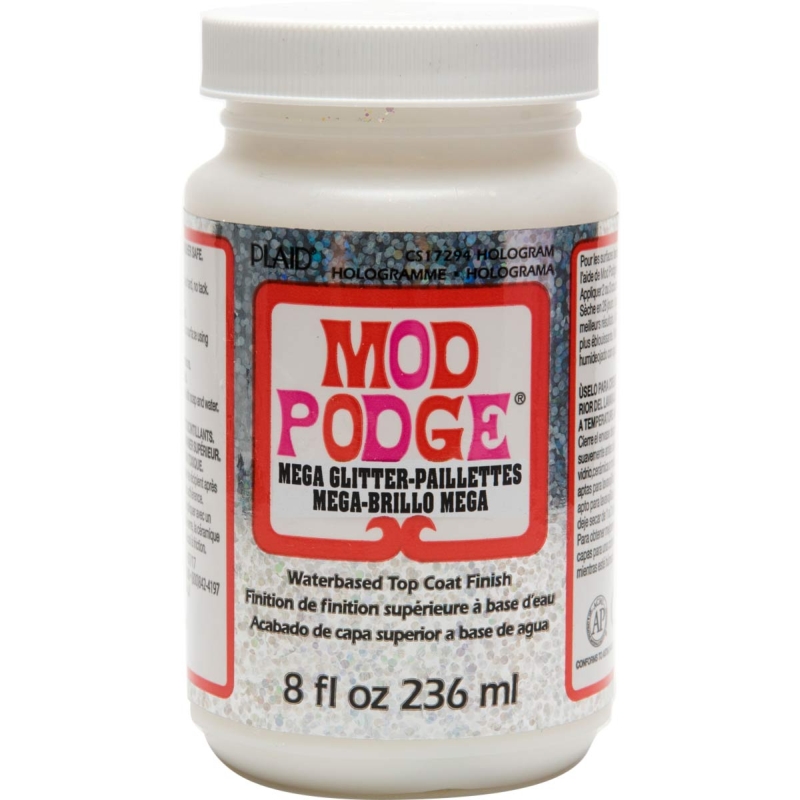 Mod Podge Mega Glitter Hologram 8 Oz.