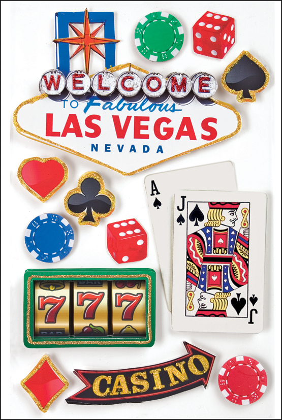 Las Vegas - Sticker - 3d