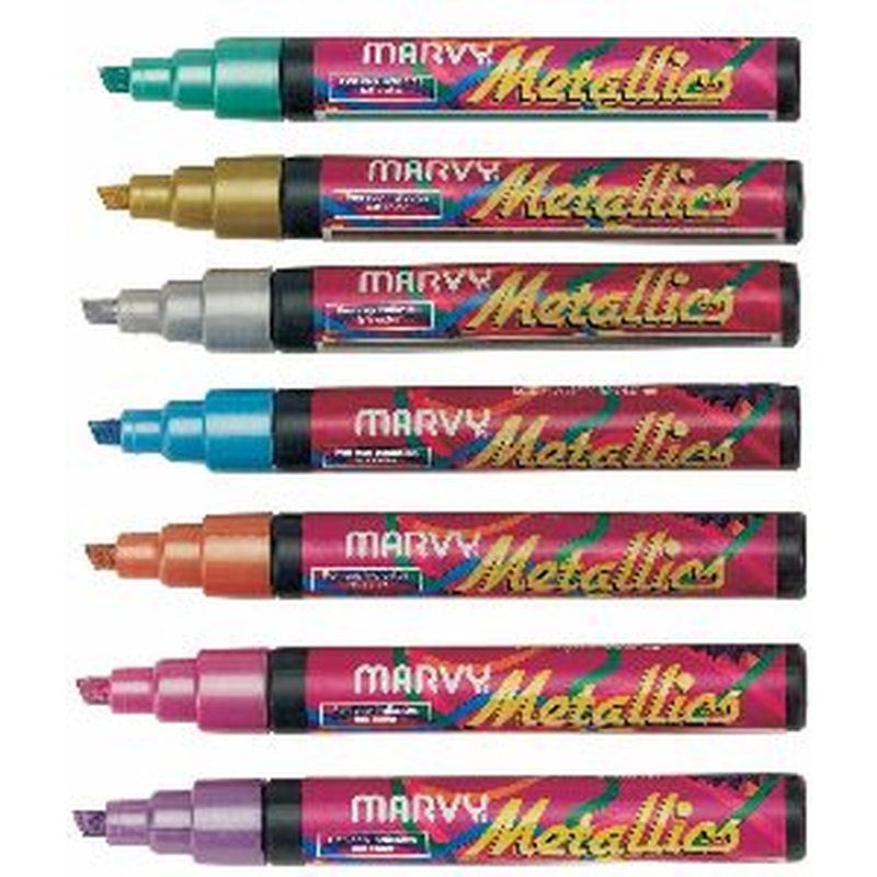 Marvy 180 Metallic Markers 12Set**