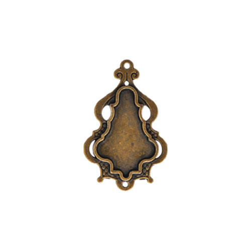 Chandelier Bezel-Large-Gold