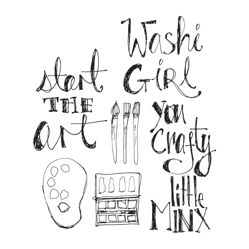 Crafty Minx Clear Stamps