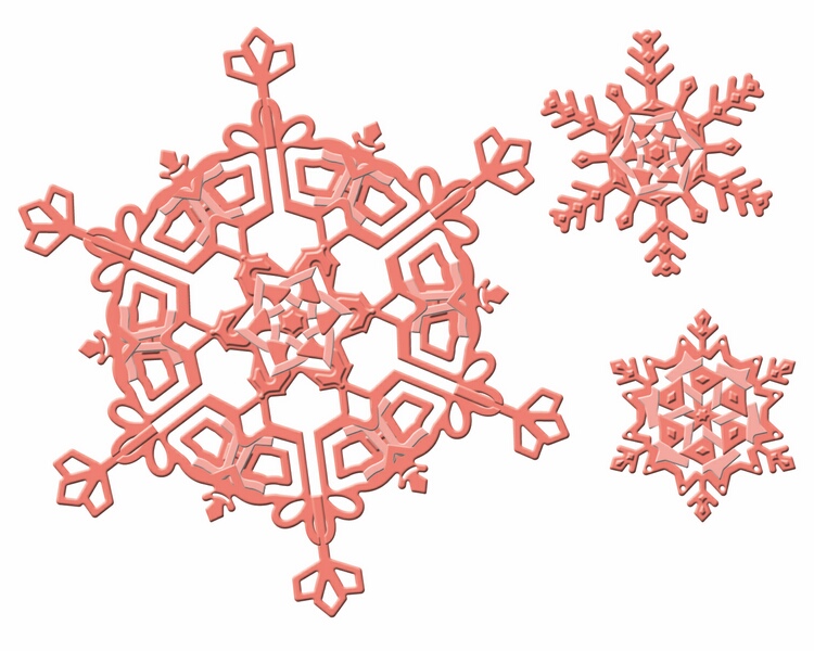 Dimensional Snowflakes