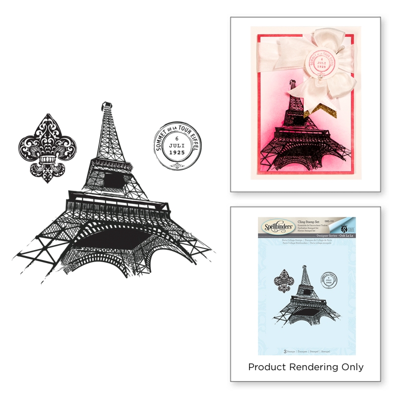 Paris Collage Stamps