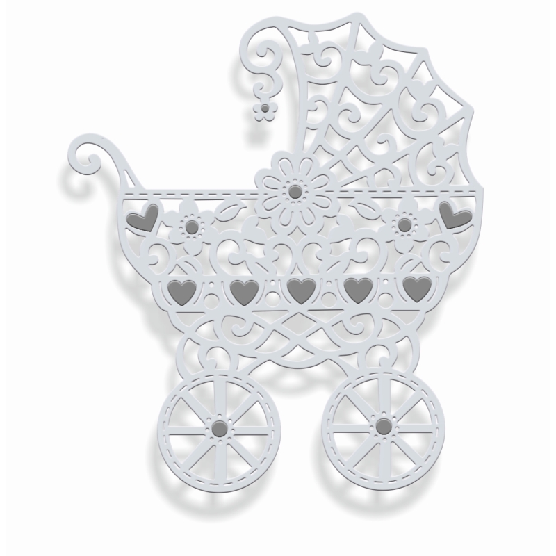 SD Filigree Pram Sweet Dixie Cutting Die