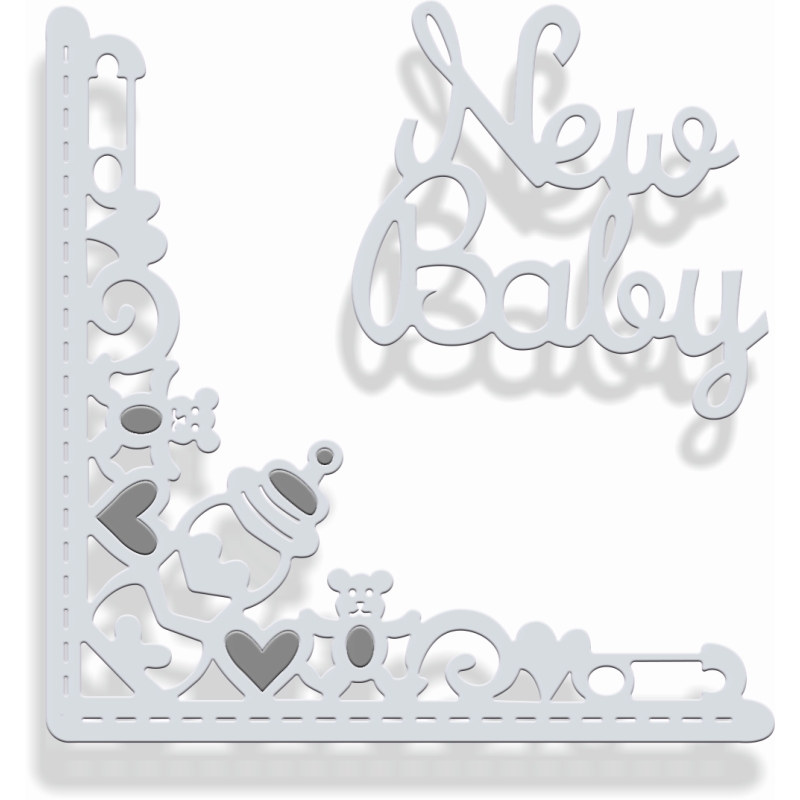 SD New Baby Corner Sweet Dixie Cutting Die