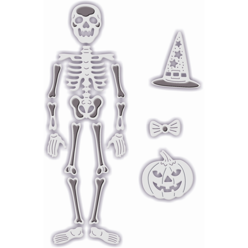 SD Poseable Skeleton Sweet Dixie Cutting Die