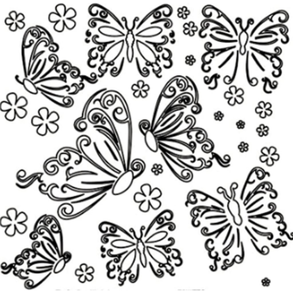 Mini Template Butterflies