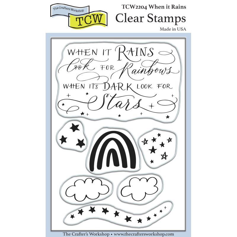 When it Rains 4x6 Stamp Set