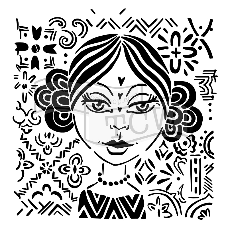 6x6 Stencil Amalia