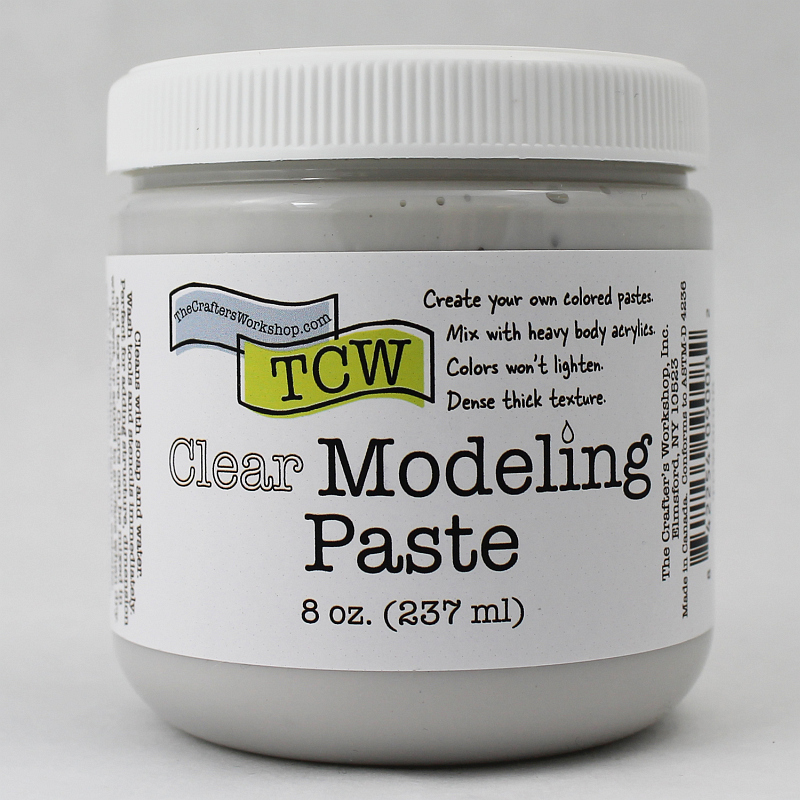 Clear modelling texture paste 8oz