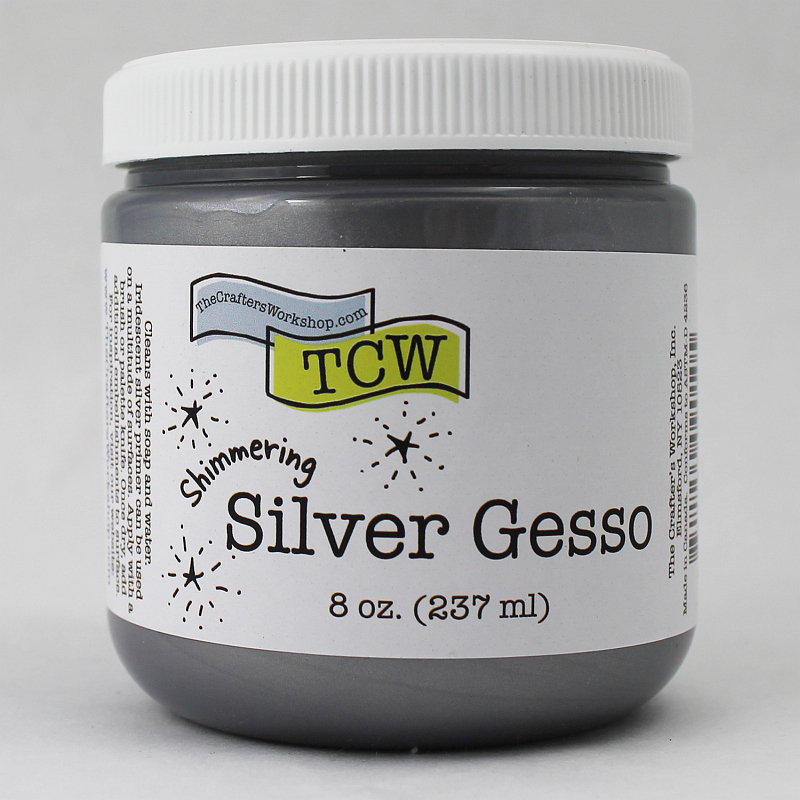 Silver Gesso 8oz