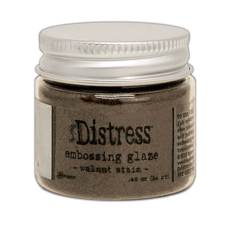 Distress Emboss Glaze Walnut Stain