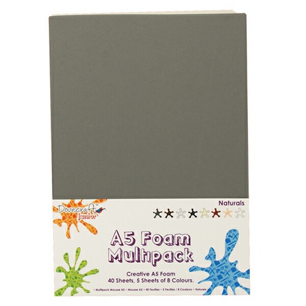 A5 Multi Foam Natural 40 Sheets