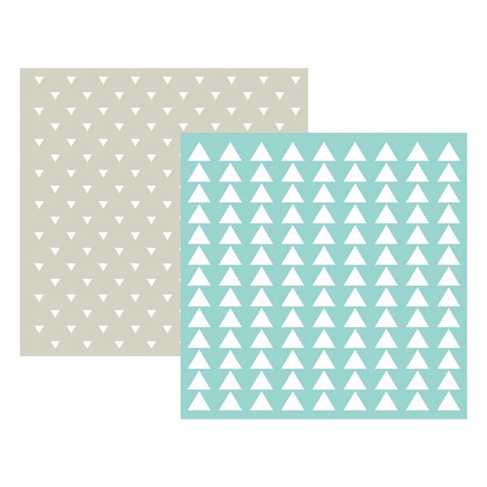 Embossing Folder - Triangle Sold in Singles