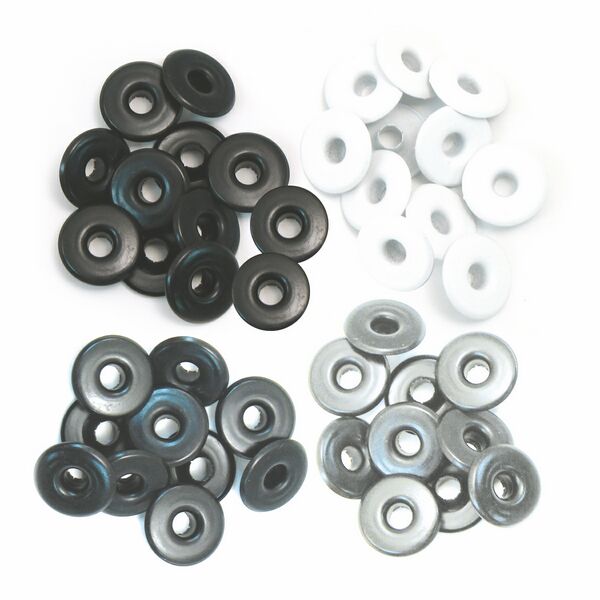 Wide Eyelets - Aluminium Grey Sold in Singles