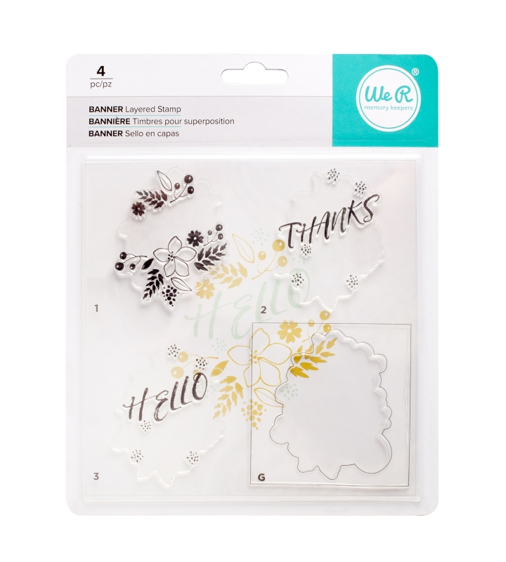 Layered Stamp-Banner(4 Piece)