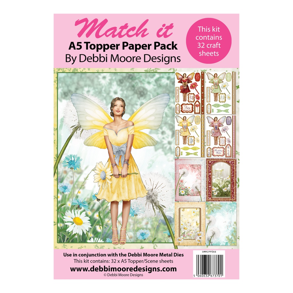 Match It Seasonal Fairy Paper Pack - Daisy