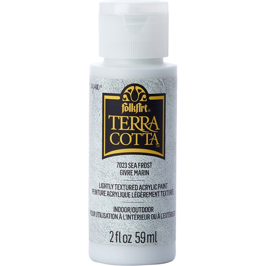 Sea Frost Folkart Terra Cotta Textured Paint - 2 Oz.