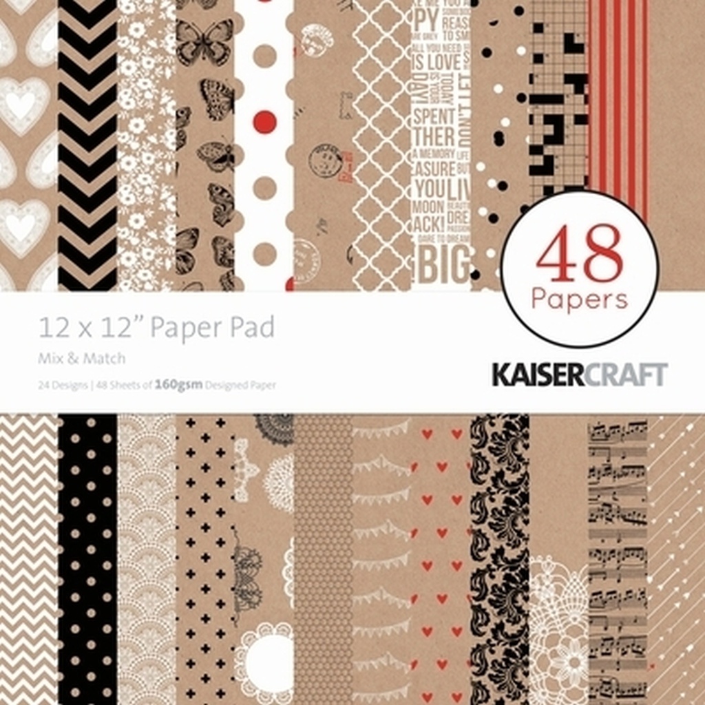 **Mix & Match Paper Pad 12x12        