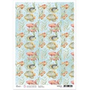 Fishes - Ciao Bella Piuma Rice Paper A4 - 5 pack