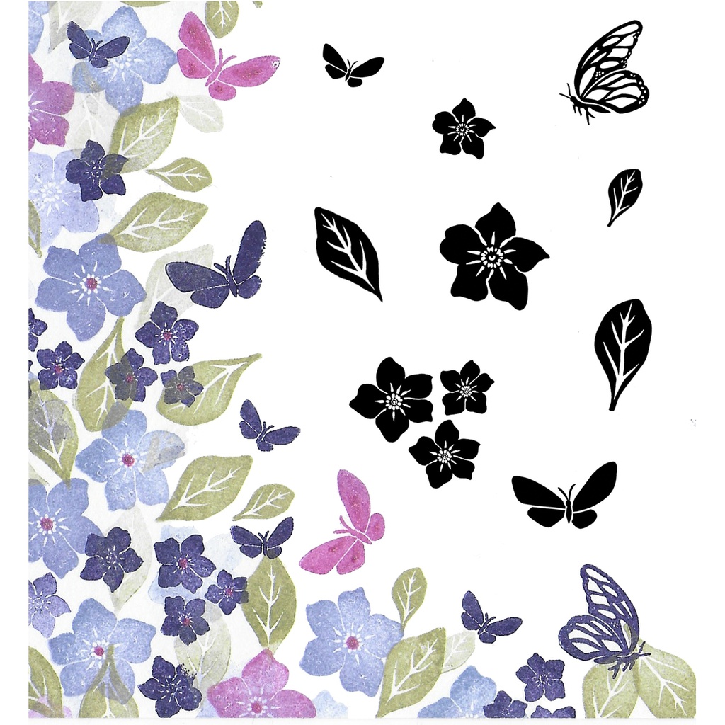 Forget me Not Majestix Stamp Set